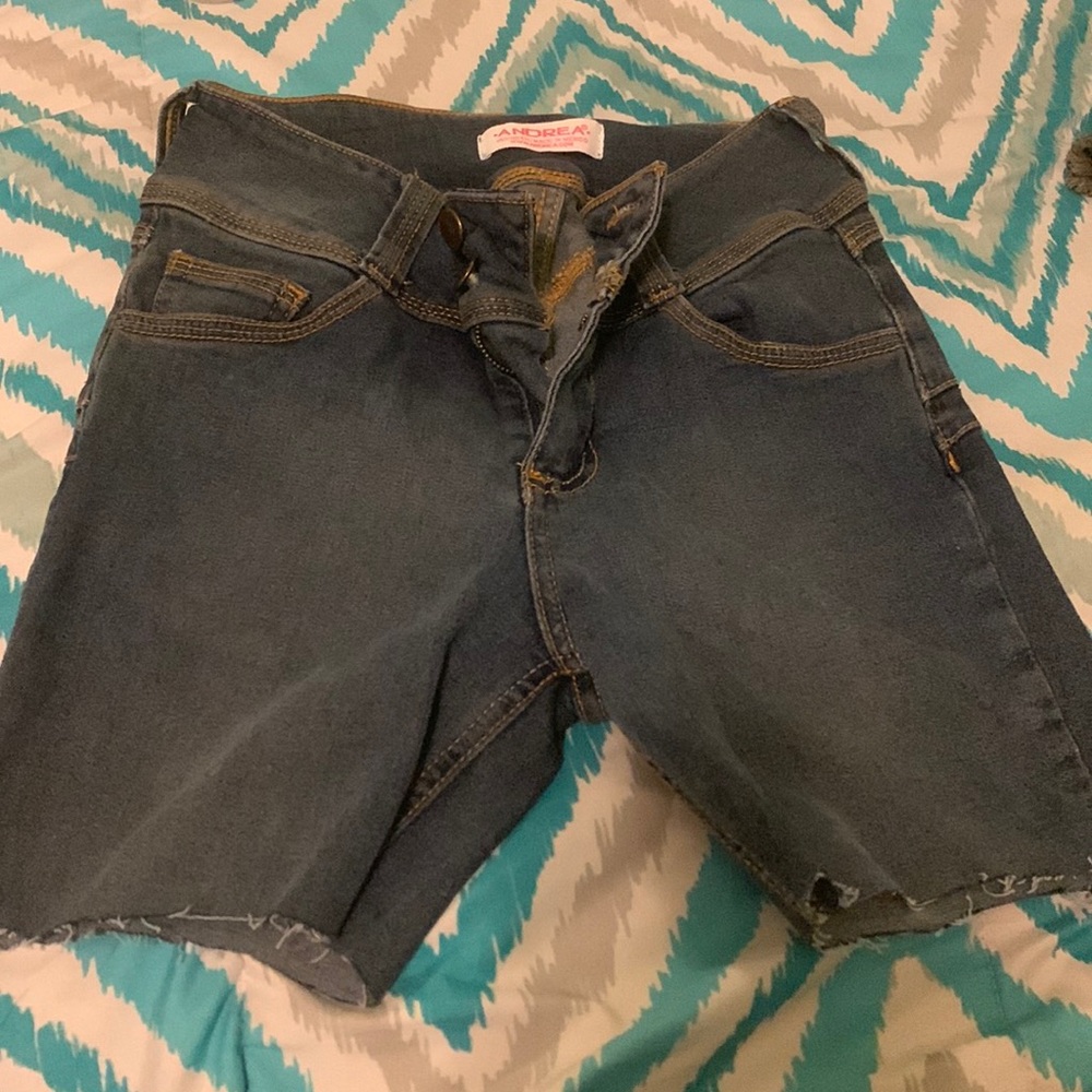Blue shorts